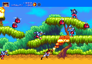 Gunstar Heroes screenshot