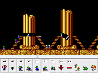 Lemmings screenshot